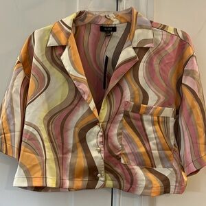 NWT- AFRM for Nordstrom pajama style top